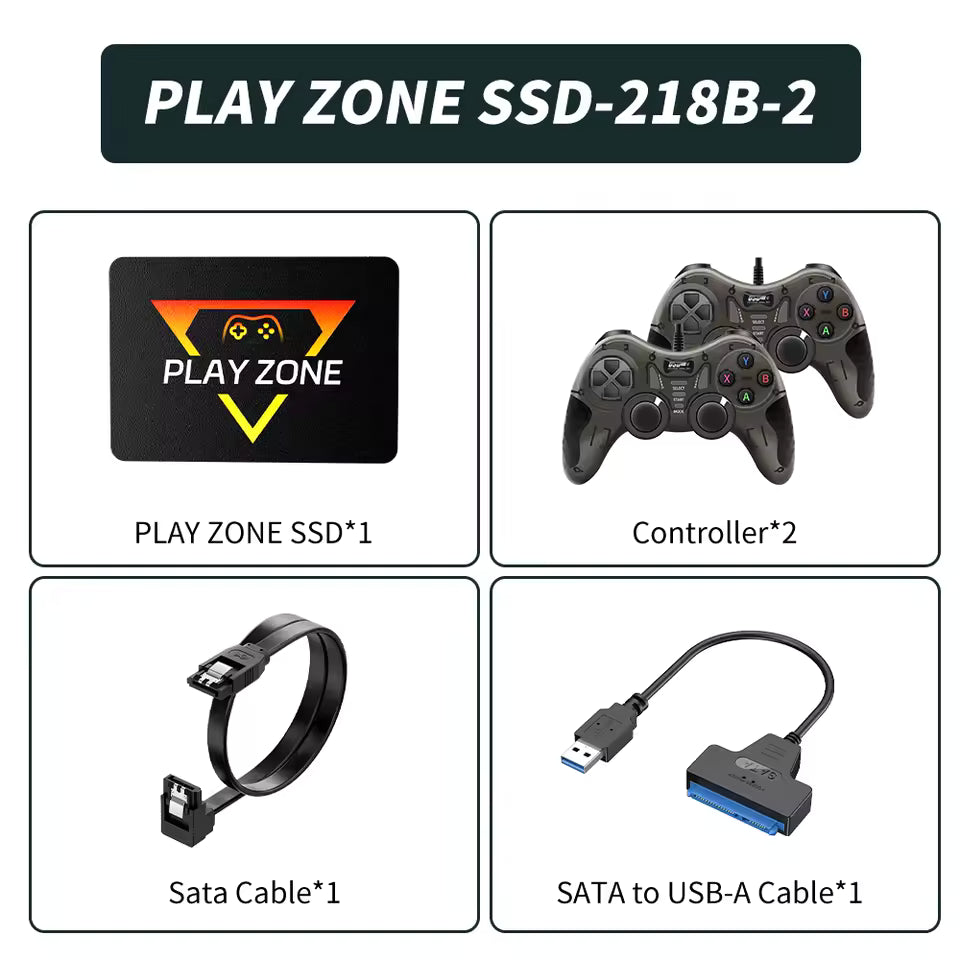 Play Zone 1TB Games 80 Emuladores para PS5/PS4/Switch/XBOX/PS3/PS2