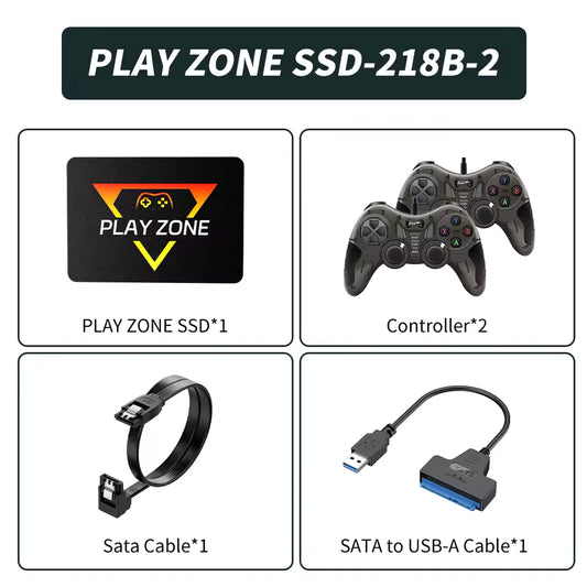 Play Zone 1TB Games 80 Emuladores para PS5/PS4/Switch/XBOX/PS3/PS2